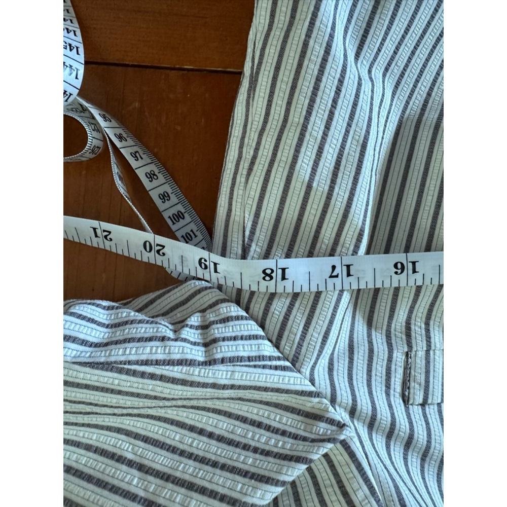 Women's Jessica Striped Blazer Tan/Black Size 10 - Picture 5 of 5
